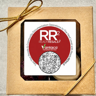 Custom Logo Chocolate Truffle Gift Box – 4-Piece Gold or Kraft