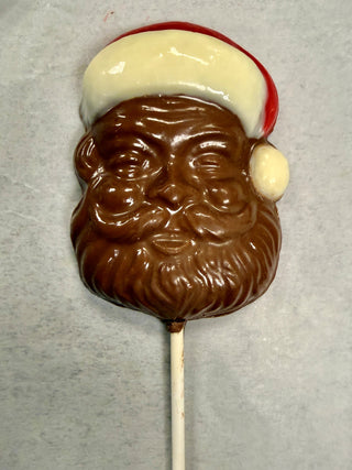 Chocolate Santa Lollipop