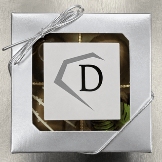 Personalized Corporate 4-Piece Chocolate Truffle Gift Set with Custom Logo