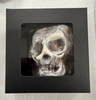 Handmade Tart Cherry Chocolate Truffle Skull