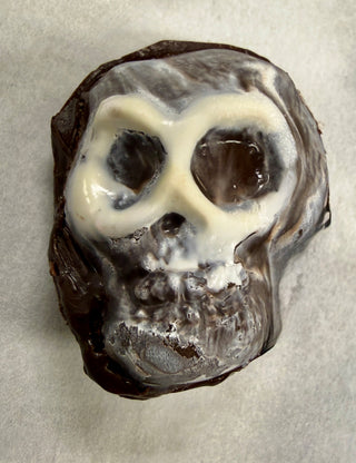 Handmade Tart Cherry Chocolate Truffle Skull
