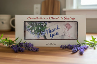 Thank You custom chocolate bar with edible image
