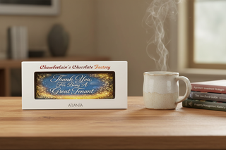 Barra de chocolate de agradecimiento grande personalizada (haga clic en la imagen para obtener más detalles)