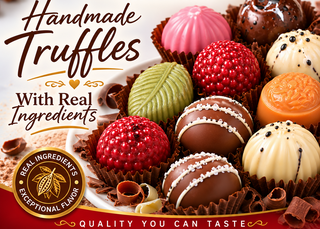 Chamberlain's Chocolate Handmade Truffles with real ingredients