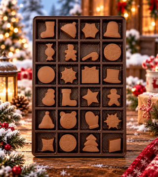 Vegan Allergy Friendly Dairy-free Holiday Advent Calendar from Chamberlains Chocolate Factory