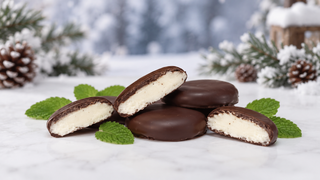  Vegan Peppermint Patties Gift Box Dairy-Free Peanut-Free Chamberlains Chocolate