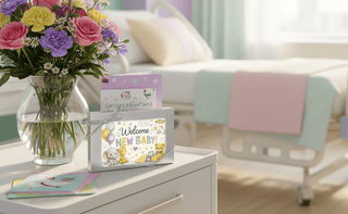 New Baby Solid Chocolate Bar with Image Gift Boxed