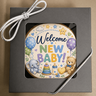 New Baby Chocolate Oreo with Edible Image Gift Boxed