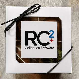Personalized Corporate 4-Piece Chocolate Truffle Gift Set with Custom Logo