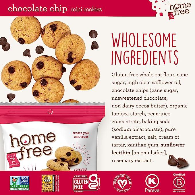 Crunchy Chocolate Chip Cookies, Gluten-free, Allergy-Friendly