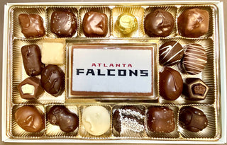 Atlanta Falcons ®️ Style Chocolate Bar and Assorted Chocolates - Chamberlains Chocolate Factory & Cafe