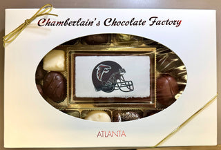 Atlanta Falcons ®️ Style Chocolate Bar and Assorted Chocolates - Chamberlains Chocolate Factory & Cafe