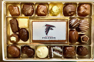Atlanta Falcons ®️ Style Chocolate Bar and Assorted Chocolates - Chamberlains Chocolate Factory & Cafe