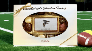 Atlanta Falcons ®️ Style Chocolate Bar and Assorted Chocolates - Chamberlains Chocolate Factory & Cafe