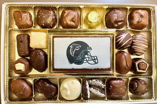 Atlanta Falcons ®️ Style Chocolate Bar and Assorted Chocolates - Chamberlains Chocolate Factory & Cafe