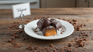 Vegan Dark Chocolate Caramels Sea Salt