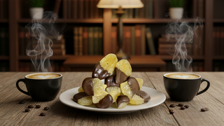 Dark Chocolate Hand-Dipped Ginger — Quarter Pound Bag