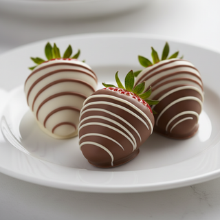Custom Chocolate Covered Drizzle Strawberries Gift  Large Strawberries Roswell Georgia Atlanta Shari’s Berries 