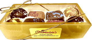 Eight Piece Truffles In Box - Chamberlains Chocolate Factory & Cafe