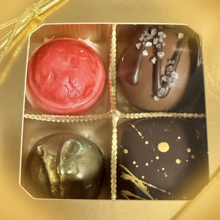 Four Piece HandMade Chocolate Truffles