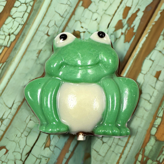 Gluten Free Chocolate Frog Lollipop - Chamberlains Chocolate Factory & Cafe