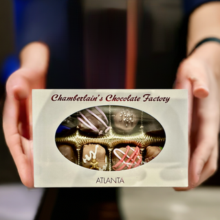 Eight Piece Hand Made Truffles In Box - Chamberlains Chocolate Factory & Cafe