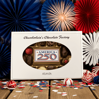 America 250 Birthday Celebration Hand Made Chocolate Box Atlanta