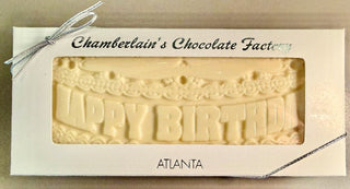 Happy Birthday Chocolate Bar - Chamberlains Chocolate Factory & Cafe