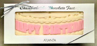 Happy Birthday Chocolate Bar - Chamberlains Chocolate Factory & Cafe