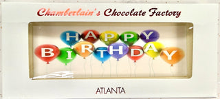 Happy Birthday Large Chocolate Bar - Chamberlains Chocolate Factory & Cafe