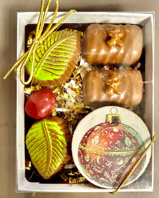 Boîte d'assortiment d'Oreo et de chocolat emballée pour les fêtes