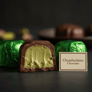 Dubai Inspired Milk Chocolate Pistachio Truffles 8 Piece Gift Box