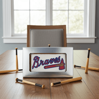 Atlanta Braves Style Solid Chocolate Bar with Edible Image
