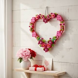 LEGO Heart Ornament Building Kit