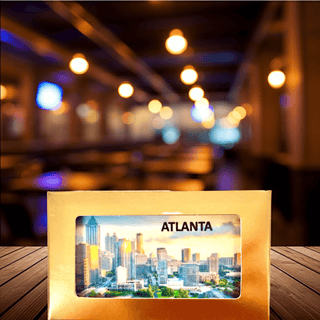 Atlanta Skyline Small Chocolate Bar – Edible Image, Gift Boxed