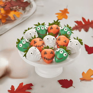 Monster Chocolate Covered Strawberries Halloween Fall- Chamberlains Chocolate Factory & Cafe
