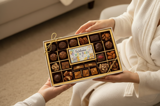 New Baby Chocolate Gift Box — Top View