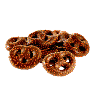 Spooky Dairy Free Vegan Gluten Free Pretzels for Halloween have arrived! These bring a spooky spin to a classic favorite — crunchy pretzels drenched in vegan chocolate from Chamberlains Chocolate Factory