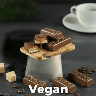Vegan Dark Chocolate Nougat & Caramel Bar