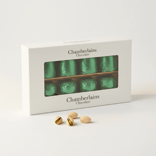 Dubai Inspired Milk Chocolate Pistachio Truffles 8 Piece Gift Box